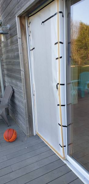 double-vitrage sur baie vitrée