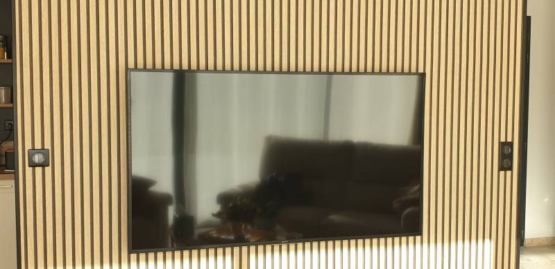 PAPIER PEINT TROMPE L'OEIL TASSEAUX