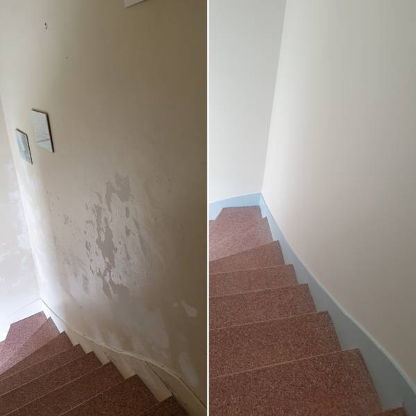 AVANT / APRES CAGE D'ESCALIER