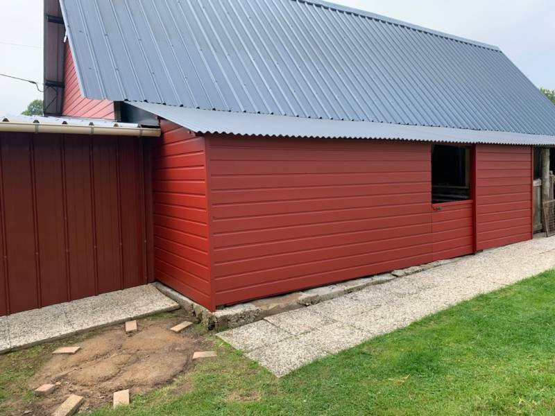 PEINTURE TOITURE + CLIN