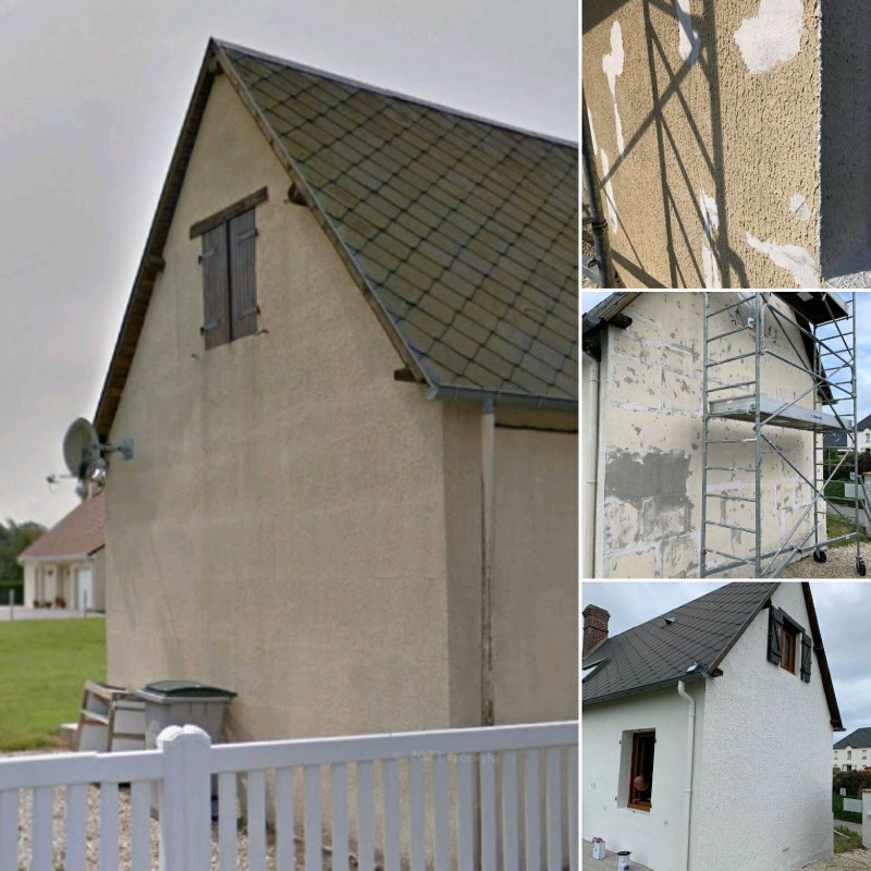 réalisation crépi façade